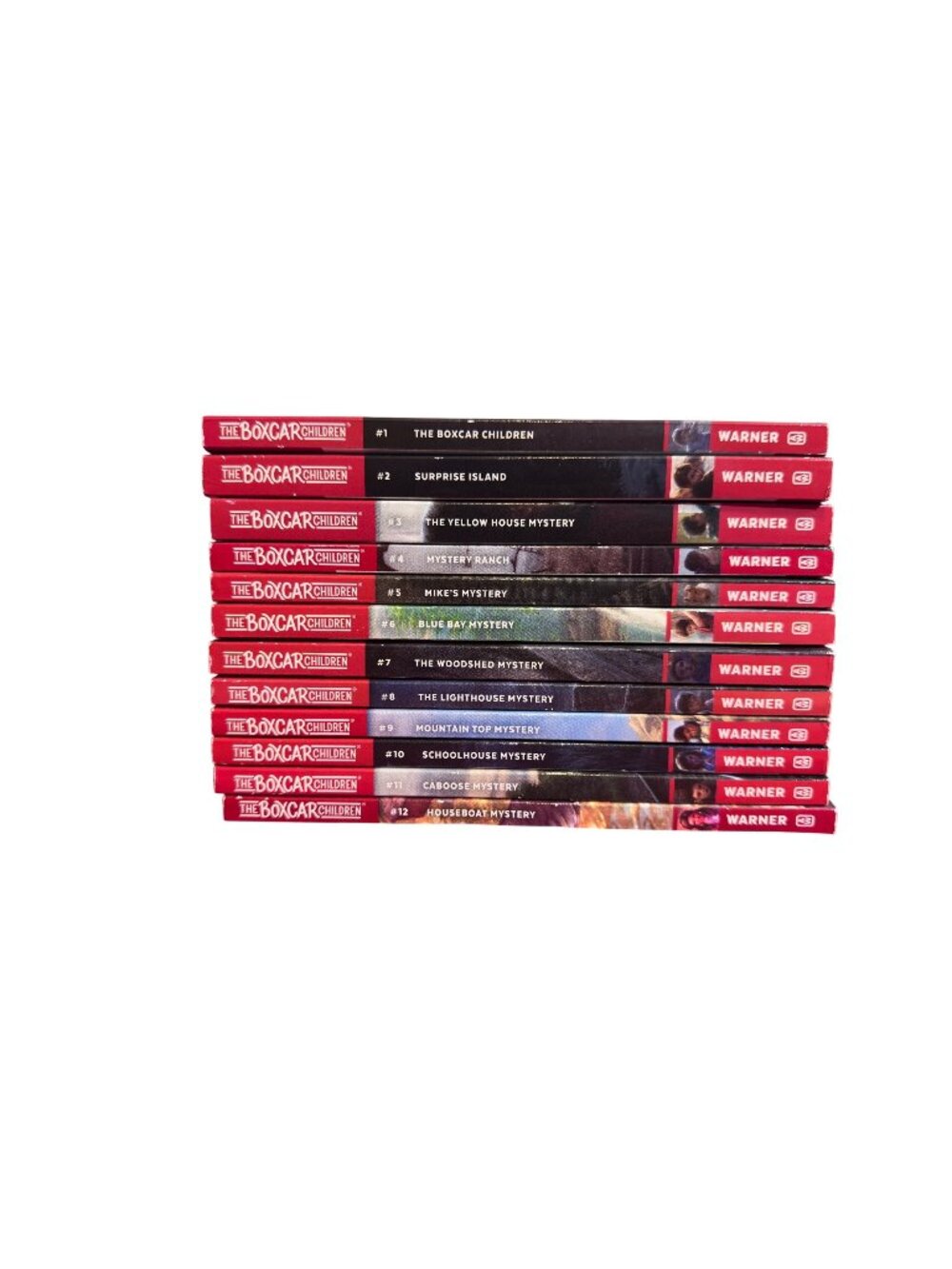 The Boxcar Children Books 1-12 Complete Set By Gertrude Chandler Warner